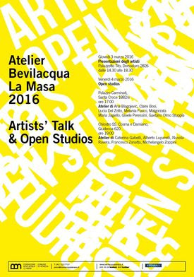 Artists Talks & Open Studios 2016